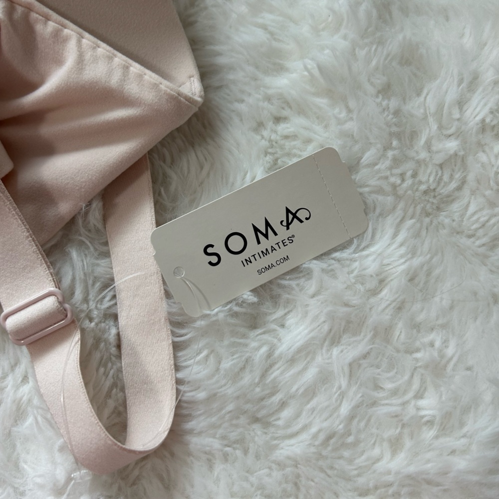 NWT Soma Enbliss Wireless Bra Light Pink 40C - Picture 10 of 10